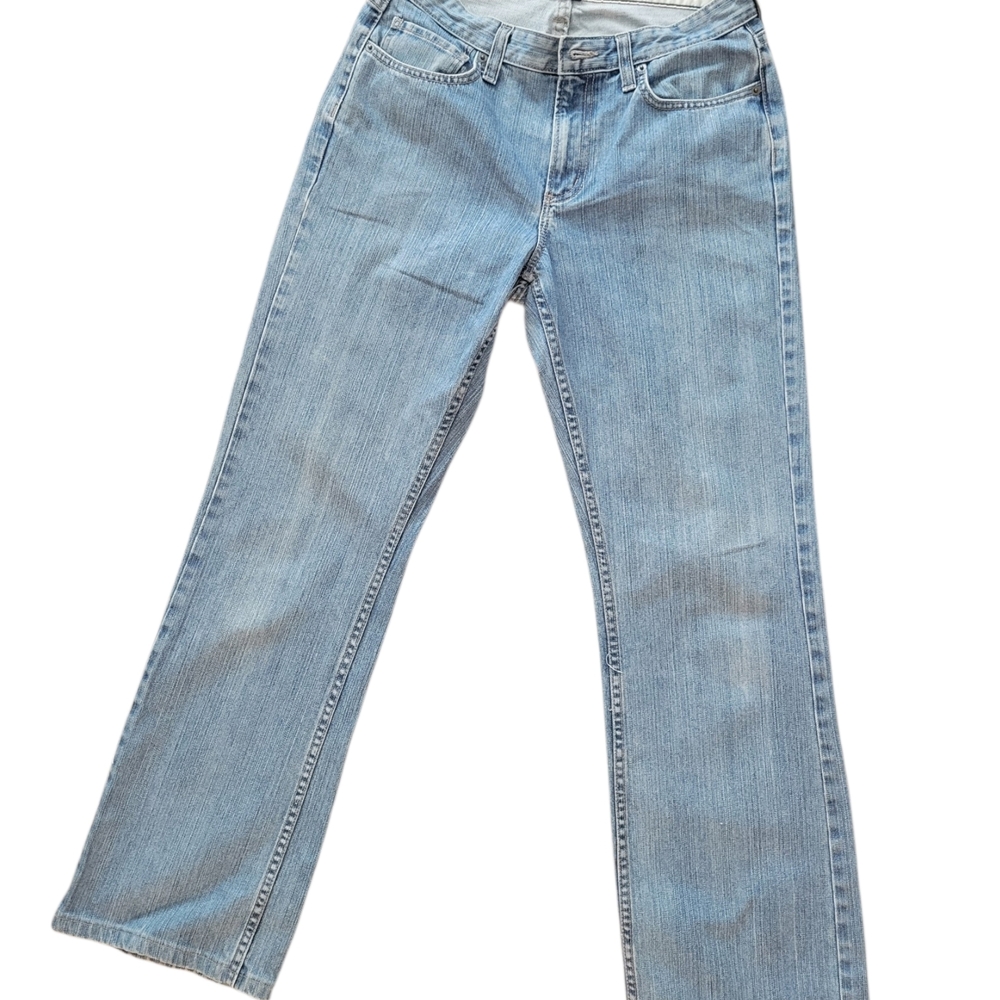 Lands End Bundle Of 3 Light Blue Men’s Straight-Leg Jeans - Picture 15 of 16